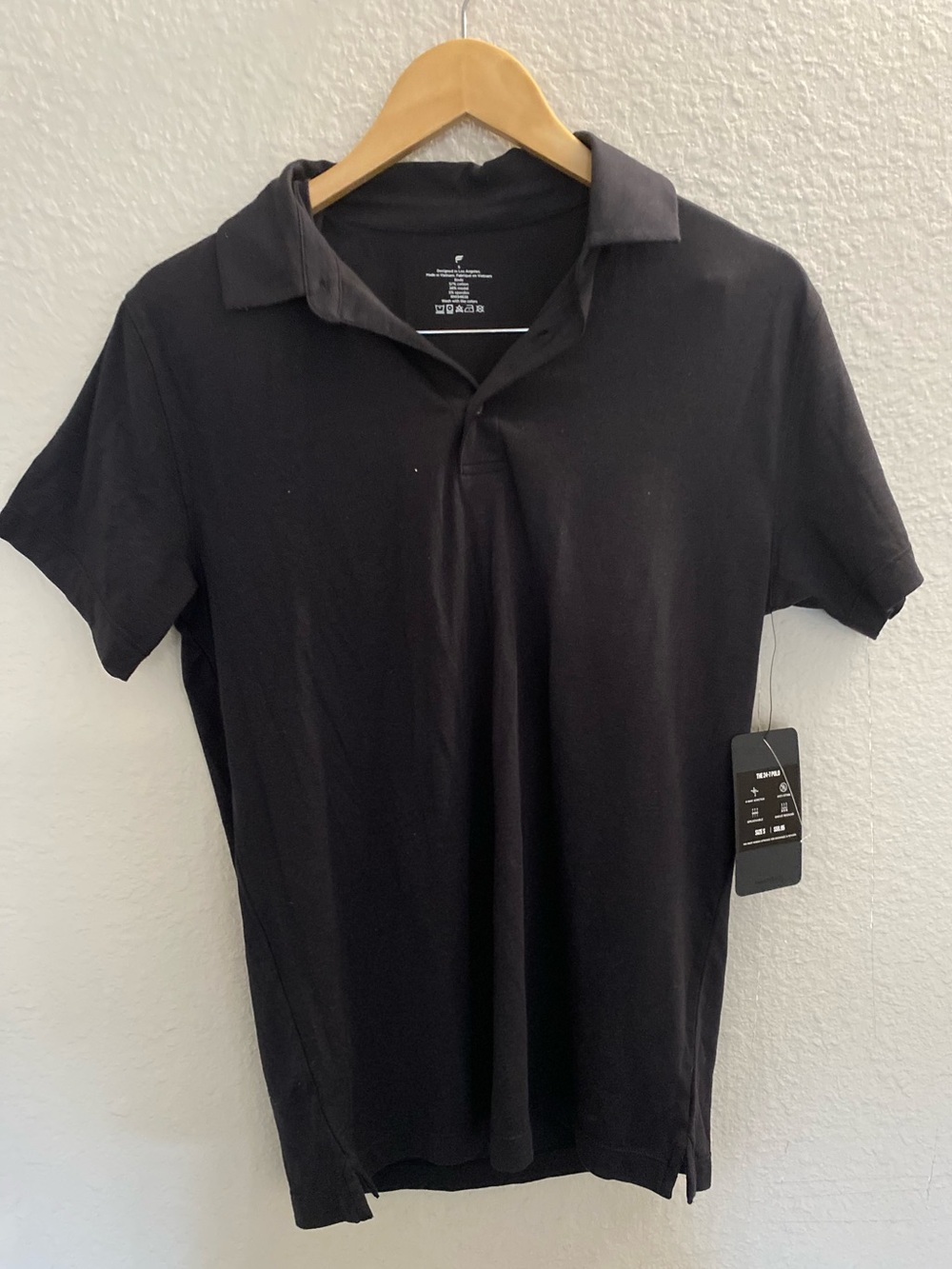 Fabletics Mens Small The Polo 24-7 Shirt NWT $60 20” armpit 29” length